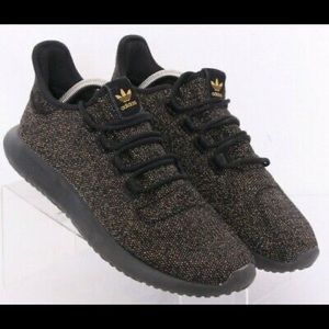 adidas Originals Tubular Shadow J black and gold